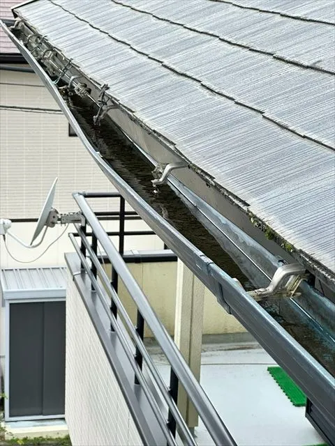 雨樋交換工事を施工しました